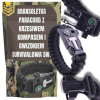 BRANSOLETKA PARACORD Z KRZESIWEM KOMPASEM I GWIZDKIEM SURVIVALOWA 5W1 (V34)